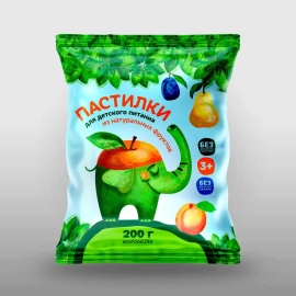 Пастилки фруктовые натуральные для детей ассорти