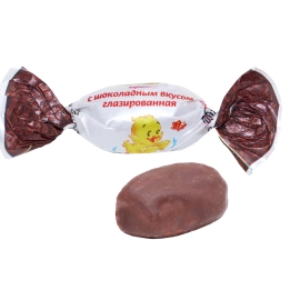 Карамель «Саби» с шоколадным вкусом глазированная