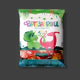 Пастила фруктовая натуральная формованная "Фрутозаврики"